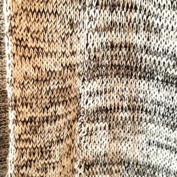 Cotton On Black/White Space-dyed Long Open Front Duster Cardigan Size S - Picture 5 of 6